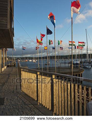 Stock Photo - United Kingdom, England, Cornwall, Quayside; Falmouth. Fotosearch