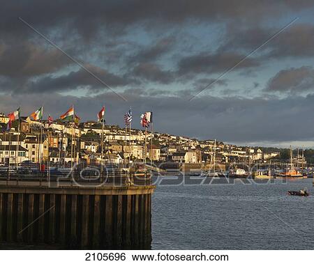 United Kingdom, England, Cornwall, Quayside; Falmouth View Large Photo Image Stock Photograph - United Kingdom, England, Cornwall, Quayside; Falmouth. Fotosearch