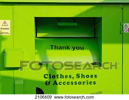 Stock Photo - United Kingdom, England, Recycling depot; Somerset. Fotosearch