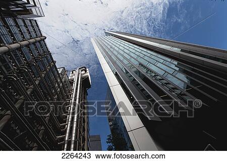 Stock Image - United Kingdom, England, Willis and Lloyd Buildings; London. Fotosearch