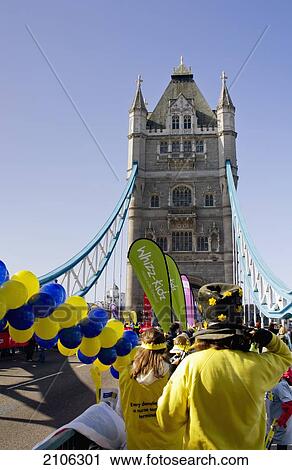United Kingdom, Marathon bunting on Tower Bridge; London View Large Photo Image Stock Image - United Kingdom, Marathon bunting on Tower Bridge; London. Fotosearch
