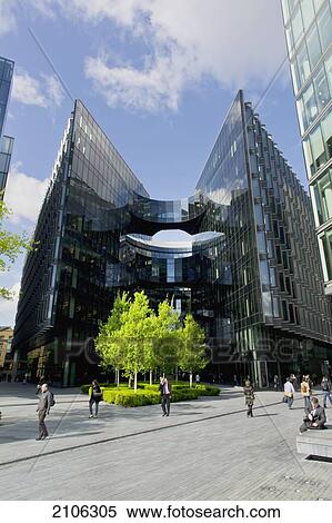 Stock Photography - United Kingdom, More London; London, London city hall. Fotosearch