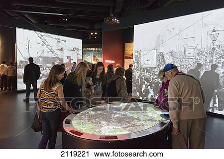 United Kingdom, Northern Ireland, Visitors at Titanic Exhibition Centre; Belfast View Large Photo Image Stock Image - United Kingdom, Northern Ireland, Visitors at Titanic Exhibition Centre; Belfast. Fotosearch