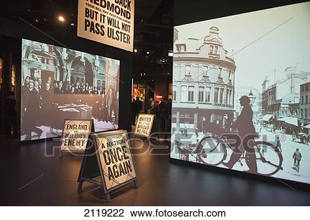 Stock Image - United Kingdom, Northern Ireland, Titanic Exhibition Centre; Belfast. Fotosearch