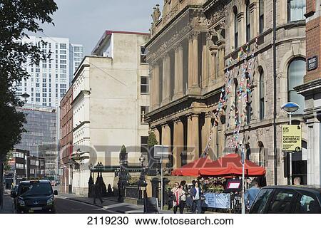 Stock Image - United Kingdom, Northern Ireland, formerly Ulster Bank; Belfast, Merchant Hotel. Fotosearch