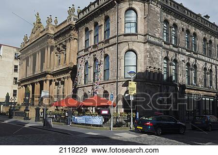 Stock Photo - United Kingdom, Northern Ireland, formerly Ulster Bank; Belfast, Merchant Hotel. Fotosearch
