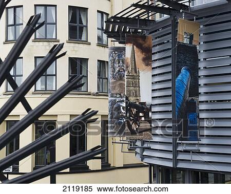 Stock Photography - United Kingdom, Northern Ireland, County Londonderry, Building exteriors; Derry. Fotosearch
