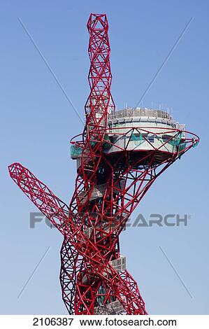 United Kingdom, Olympic Park stadium Orbit; London View Large Photo Image Stock Photo - United Kingdom, Olympic Park stadium Orbit; London. Fotosearch