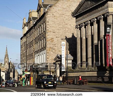 United Kingdom, Scotland, View of South bridge street; Edinburgh View Large Photo Image Picture - United Kingdom, Scotland, View of South bridge street; Edinburgh. Fotosearch
