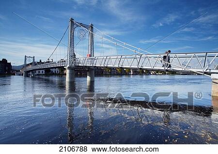 Stock Photo - United Kingdom, View of bridge; Scotland. Fotosearch