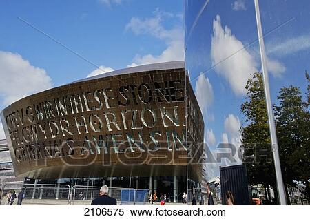 United Kingdom, Wales, Millennium Center; Cardiff View Large Photo Image Stock Photography - United Kingdom, Wales, Millennium Center; Cardiff. Fotosearch