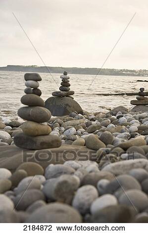 United Kingdom, Wales, Pembrokeshire, Stacked Pebbles On Beach; Amroth View Large Photo Image Stock Image - United Kingdom, Wales, Pembrokeshire, Stacked Pebbles On Beach; Amroth. Fotosearch