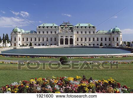 Upper Belvedere Palace And Garden View Large Photo Image Stock Image - Upper Belvedere Palace And Garden. Fotosearch