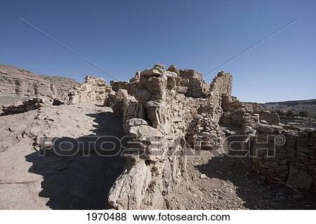 Stock Photo - Upper Living Quarters, Lasana Pucara, Antofagasta Region, Chile. Fotosearch