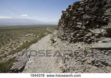 Stock Photo - Upper Ruins of Quilmes, Tucuman, Argentina. Fotosearch