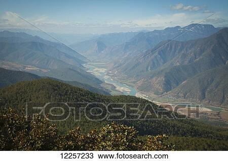 Upper Yangtze River; Lijiang, Yunnan Province, China View Large Photo Image Stock Image - Upper Yangtze River; Lijiang, Yunnan Province, China. Fotosearch