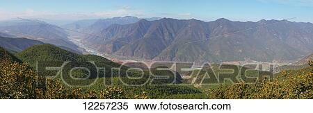 Stock Photography - Upper Yangtze River; Lijiang, Yunnan Province, China. Fotosearch