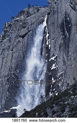 Stock Image - Upper Yosemite Falls. Fotosearch