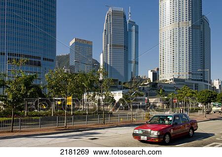 Stock Photo - Urban Scene, Central, Hong Kong, 2008. Fotosearch