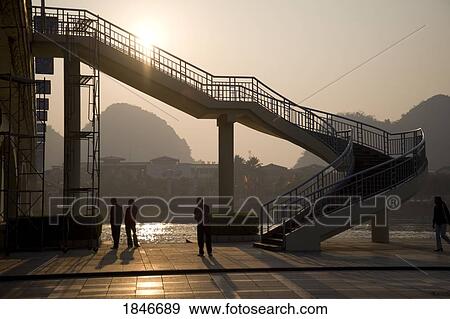 Urban Scene; Guilin, Guangxi Province, China View Large Photo Image Stock Photo - Urban Scene; Guilin, Guangxi Province, China. Fotosearch