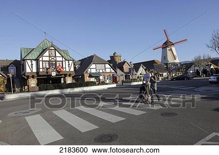 Usa, California, Windmill; Solvang View Large Photo Image Stock Image - Usa, California, Windmill; Solvang. Fotosearch