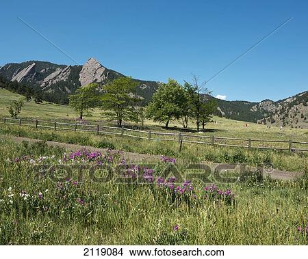 USA, Colorado, Chautauqua Park and mountain trail; Boulder View Large Photo Image Picture - USA, Colorado, Chautauqua Park and mountain trail; Boulder. Fotosearch