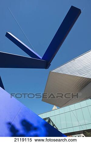 Stock Photography - USA, Colorado, Exterior view of Denver Art Museum; Denver. Fotosearch