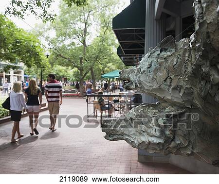 Stock Photo - USA, Colorado, Historic Downtown; Boulder, Pearl Street. Fotosearch