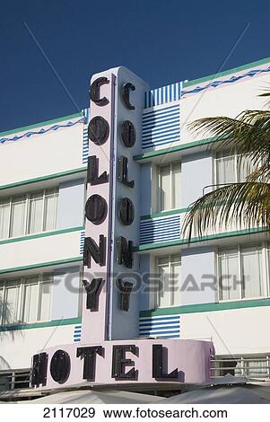 USA, Florida, Miami, South Beach, Art Deco District, a classic building. View Large Photo Image Stock Photo - USA, Florida, Miami, South Beach, Art Deco District, a classic building.. Fotosearch