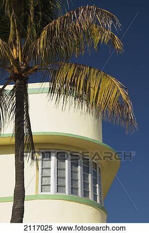 Stock Photography - USA, Florida, Miami, South Beach, Art Deco District, classic building.. Fotosearch