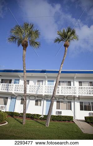 Usa, Florida, View Of Motel At Lido Beach; Sarasota View Large Photo Image Stock Photo - Usa, Florida, View Of Motel At Lido Beach; Sarasota. Fotosearch