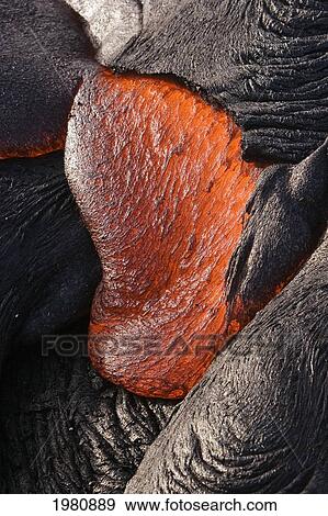 USA, Hawaii, Close up of molten Pahoehoe lava from Kilauea Volcano in Hawaii Volcanoes National Park; Big Island View Large Photo Image Stock Photo - USA, Hawaii, Close up of molten Pahoehoe lava from Kilauea Volcano in Hawaii Volcanoes National Park; Big Island. Fotosearch