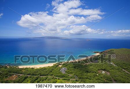 USA, Hawaii, Maui, Big Beach; Makena View Large Photo Image Stock Image - USA, Hawaii, Maui, Big Beach; Makena. Fotosearch