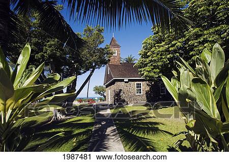 USA, Hawaii, Maui, Keawala'i Congregational Church; Makena View Large Photo Image Stock Image - USA, Hawaii, Maui, Keawala'i Congregational Church; Makena. Fotosearch