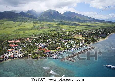 USA, Hawaii, Maui, West Maui mountains; Lahaina View Large Photo Image Stock Image - USA, Hawaii, Maui, West Maui mountains; Lahaina. Fotosearch