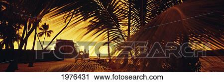 USA, Hawaii, Palms And Heiau Silhouetted Against Sunset; Big Island, Pu'uhonua O Honaunau (Place Of Refuge) View Large Photo Image Stock Image - USA, Hawaii, Palms And Heiau Silhouetted Against Sunset; Big Island, Pu'uhonua O Honaunau (Place Of Refuge). Fotosearch
