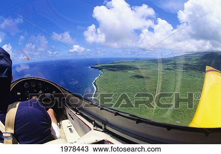 USA, Hawaii, view from inside; Maui, Aircraft glider flying over Hana View Large Photo Image Stock Image - USA, Hawaii, view from inside; Maui, Aircraft glider flying over Hana. Fotosearch