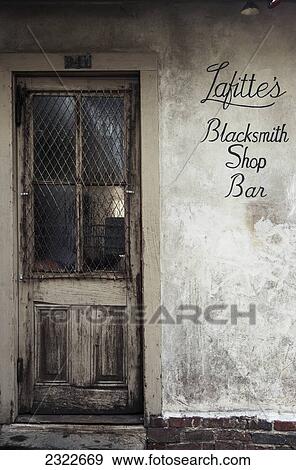 USA, Louisiana, French Quarter; New Orleans, Bourbon Street, the oldest bar in the city, Lafitte's Blacksmith Shop View Large Photo Image Stock Photo - USA, Louisiana, French Quarter; New Orleans, Bourbon Street, the oldest bar in the city, Lafitte's Blacksmith Shop. Fotosearch