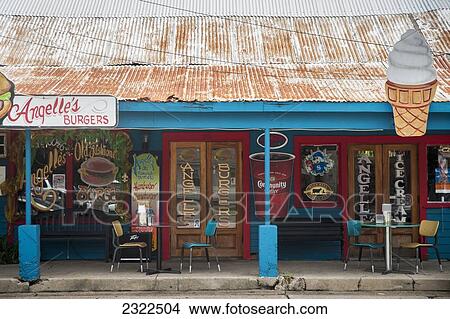 Picture - USA, Louisiana, Old village store; Breaux Bridge. Fotosearch