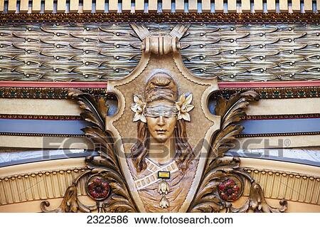 Stock Photograph - USA, Mississippi, Decoration inside Mississippi State Capitol; Jackson. Fotosearch