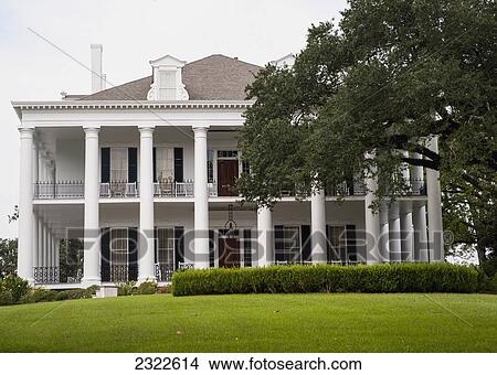 Picture - USA, Mississippi, Dunleith Historic House; Natchez. Fotosearch