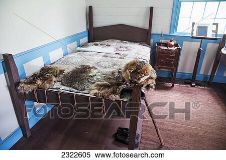 Stock Photography - USA, Mississippi, Natchez Trace Parkway; Natchez, Interior of Mount Locust Inn. Fotosearch