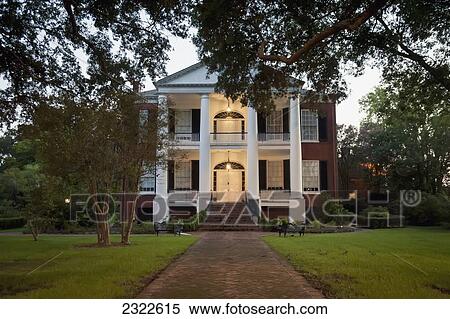 Stock Photography - USA, Mississippi, Rosalie Historic House; Natchez. Fotosearch