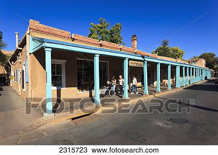 USA, New Mexico, Santa Fe, View of Historic Sena Plaza on East Palace Avenue View Large Photo Image Stock Image - USA, New Mexico, Santa Fe, View of Historic Sena Plaza on East Palace Avenue. Fotosearch