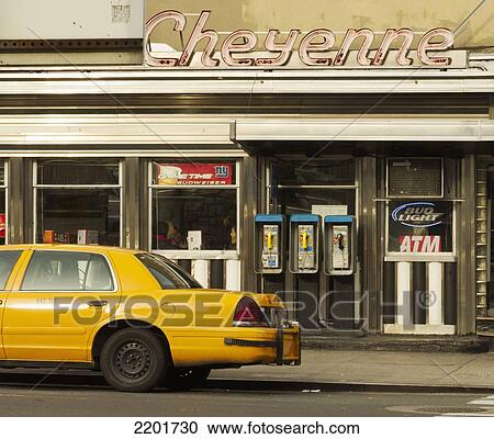 Usa, New York City, Cheyenne Diner; Manhattan View Large Photo Image Stock Image - Usa, New York City, Cheyenne Diner; Manhattan. Fotosearch