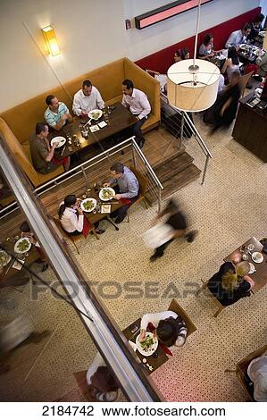 Usa, New York State, Elevated View Of Customers In Cinema Restaurant; New York City View Large Photo Image Stock Image - Usa, New York State, Elevated View Of Customers In Cinema Restaurant; New York City. Fotosearch