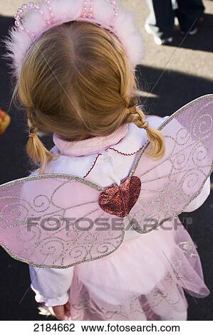 Usa, New York State, Girl In Fairy Halloween Costume; New York City View Large Photo Image Stock Image - Usa, New York State, Girl In Fairy Halloween Costume; New York City. Fotosearch