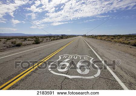 Stock Image - Usa, Route 66; California. Fotosearch