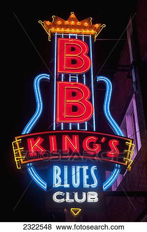 USA, Tennessee, Neon lights in Beale Street; Memphis View Large Photo Image Stock Photo - USA, Tennessee, Neon lights in Beale Street; Memphis. Fotosearch
