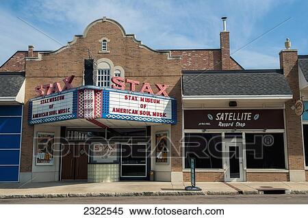 Stock Photography - USA, Tennessee, Stax Museum of American Soul Music; Memphis. Fotosearch